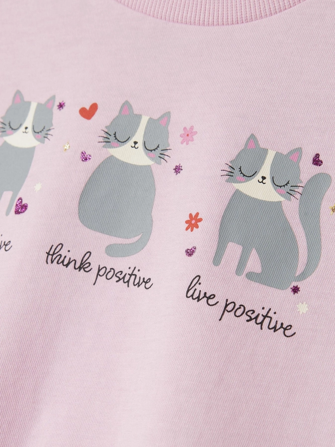 Garment Dyed Finish name it maglietta manica corta da bambina Betria 13238045 rosa