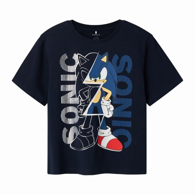 name it maglietta manica corta da bambino Sonic 13238522 blu Chill Comfort Look