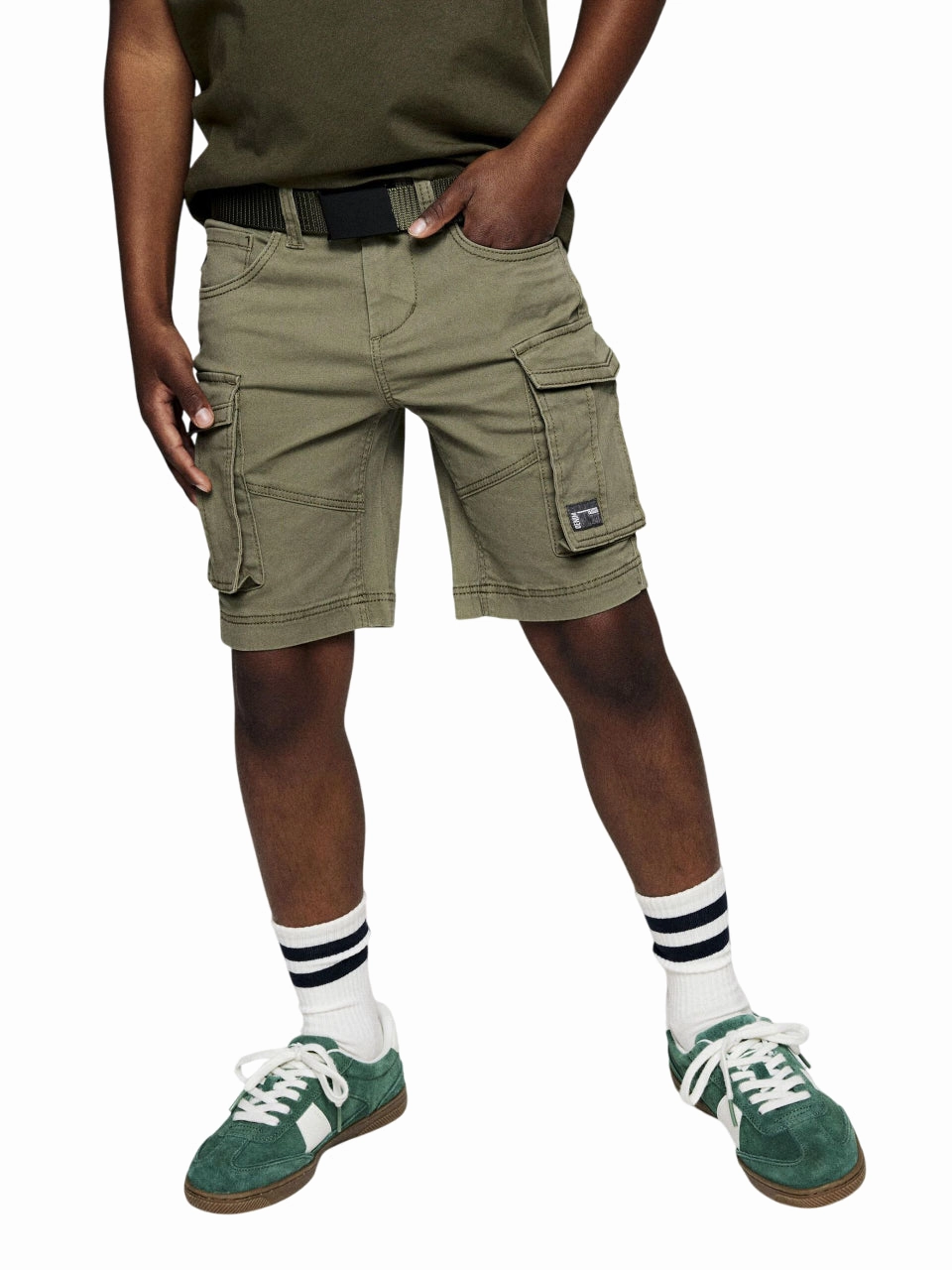 name it pantaloncino con tasconi da junior Mryan 13198124 verde cycling clothing Poolside Wear