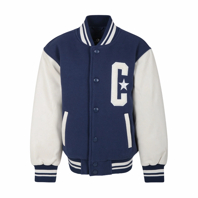Converse giubbotto felpa Bomber Varsity 9CG132-BFK blu Touch