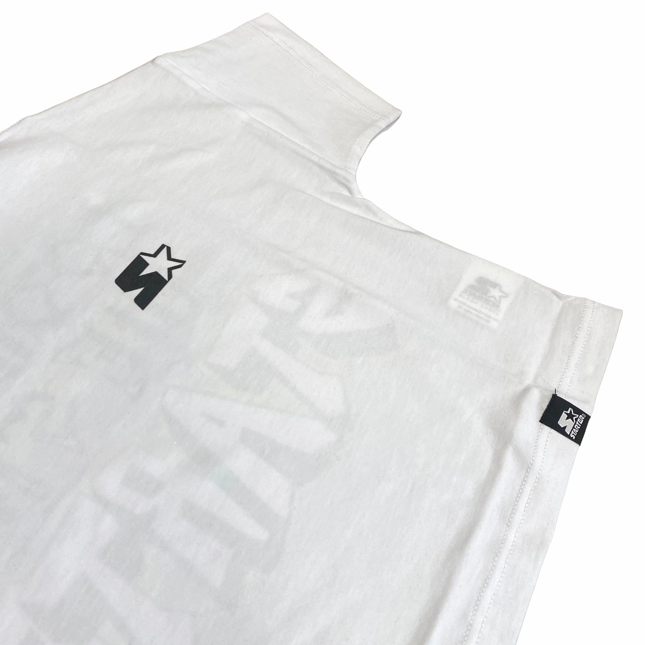 Starter maglietta manica corta da ragazza con stampa 3240 bianco Essential Wear Seamless construction