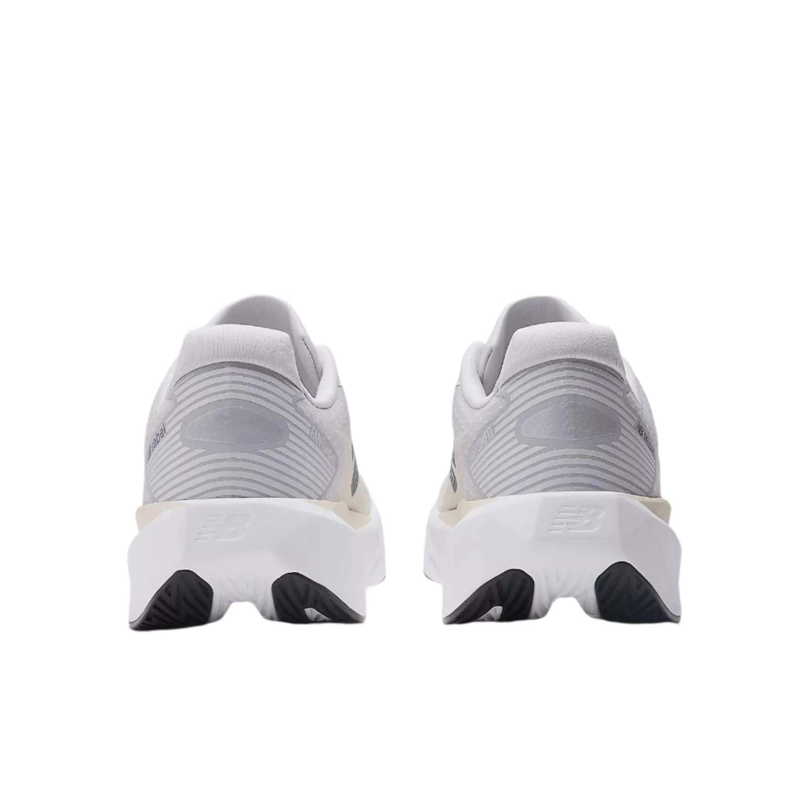 New Balance Men's Fuelcell Rebel v5 Running Shoes in Grey Matter/Linen/White AW25 Comfort Walk team sports shoes