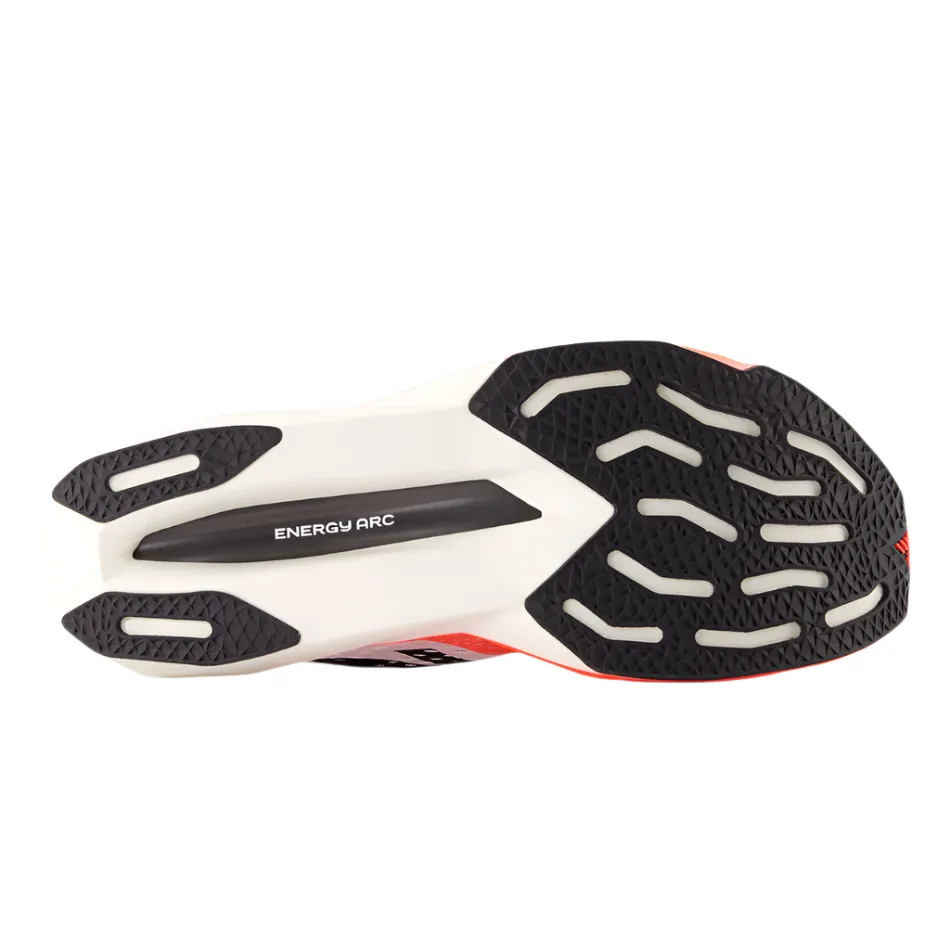 toe spring New Balance Men's Fuelcell Supercomp Pacer v2 Running Shoes in Urgent Red/White/Black AW25