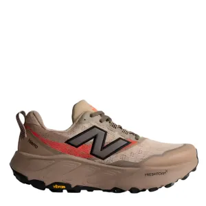 Blister Free Interior New Balance Men's Hierro V9 Trail Shoes in Desert Clay/Earth Shadow/Urgent Red AW25
