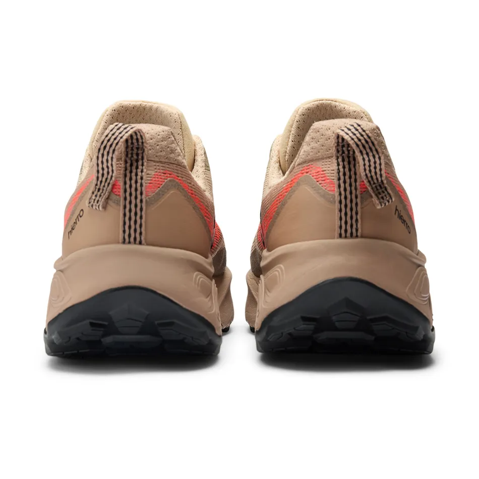 New Balance Men's Hierro V9 Trail Shoes in Desert Clay/Earth Shadow/Urgent Red AW25 Dynamic Stability Web Phylon Midsole
