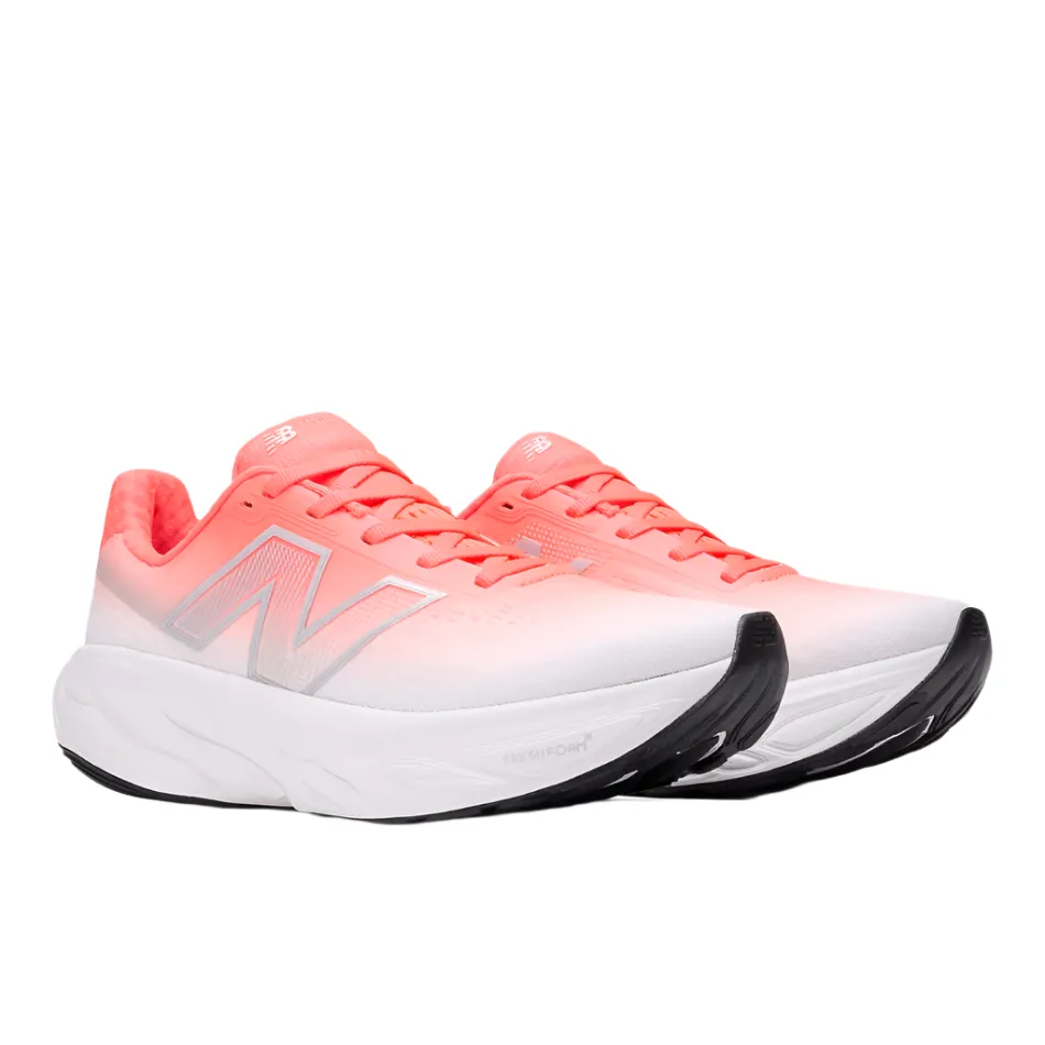 New Balance Women's 1080 v14 Running Shoes in Urgent Red/Silver Metallic/Light Silver Metallic AW25 Fit Anywhere Light   Reflective