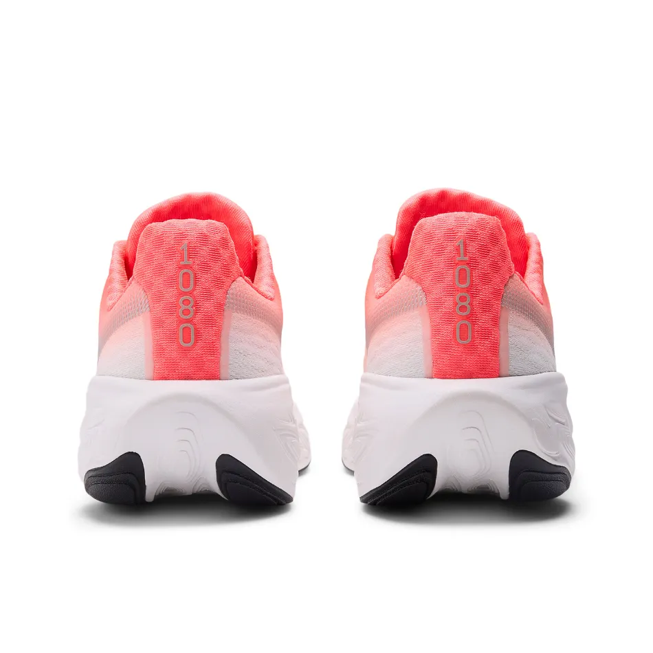 Cool Look New Balance Women's 1080 v14 Running Shoes in Urgent Red/Silver Metallic/Light Silver Metallic AW25