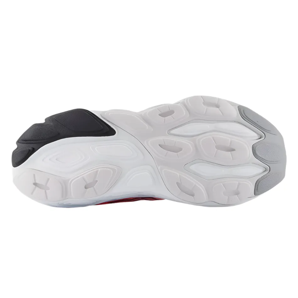 New Balance Women's Balos Running Shoes in Urgent Red/Grey Matter/Silver Metallic AW25 Oversized Tongue