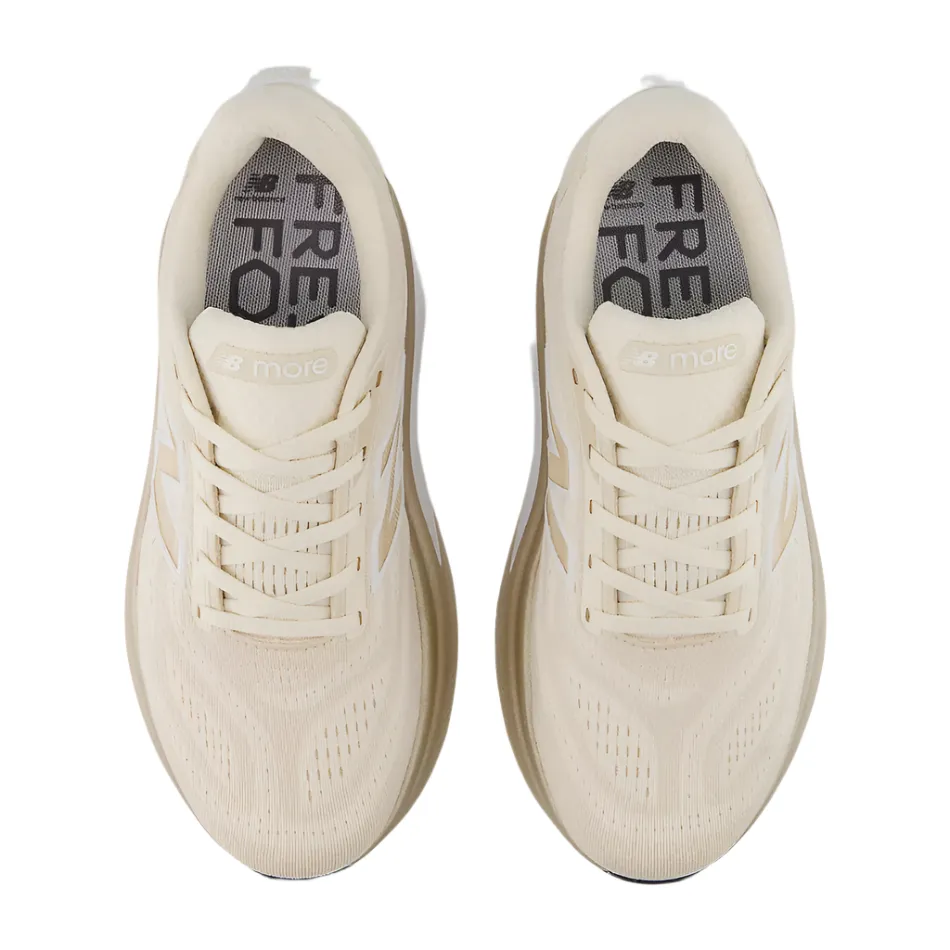 Total Balance New Balance Women's More v6 Running Shoes in Permafrost/Bisque/NB White 103 AW25