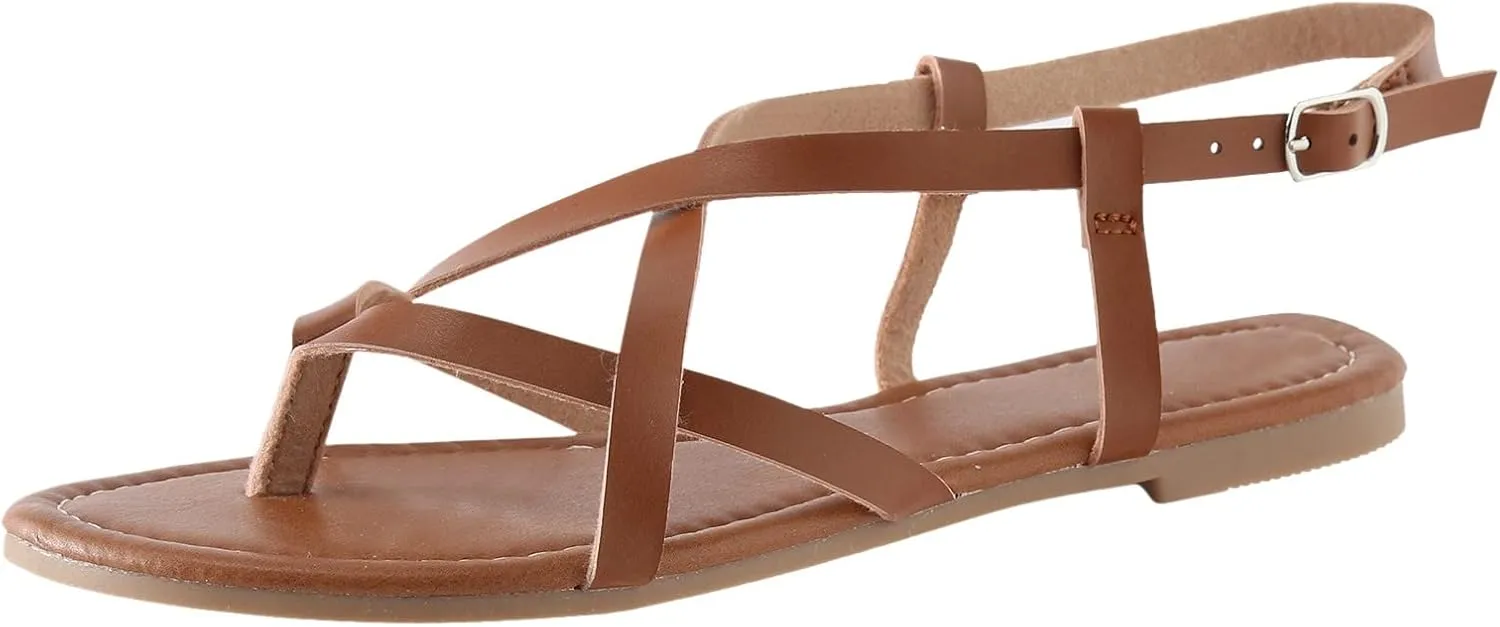 New Flat Bottom Clamping Sandals Foreign Trade Hollow Strap Beach Flat Bottom Memory Foam Women's Shoes Sandals
