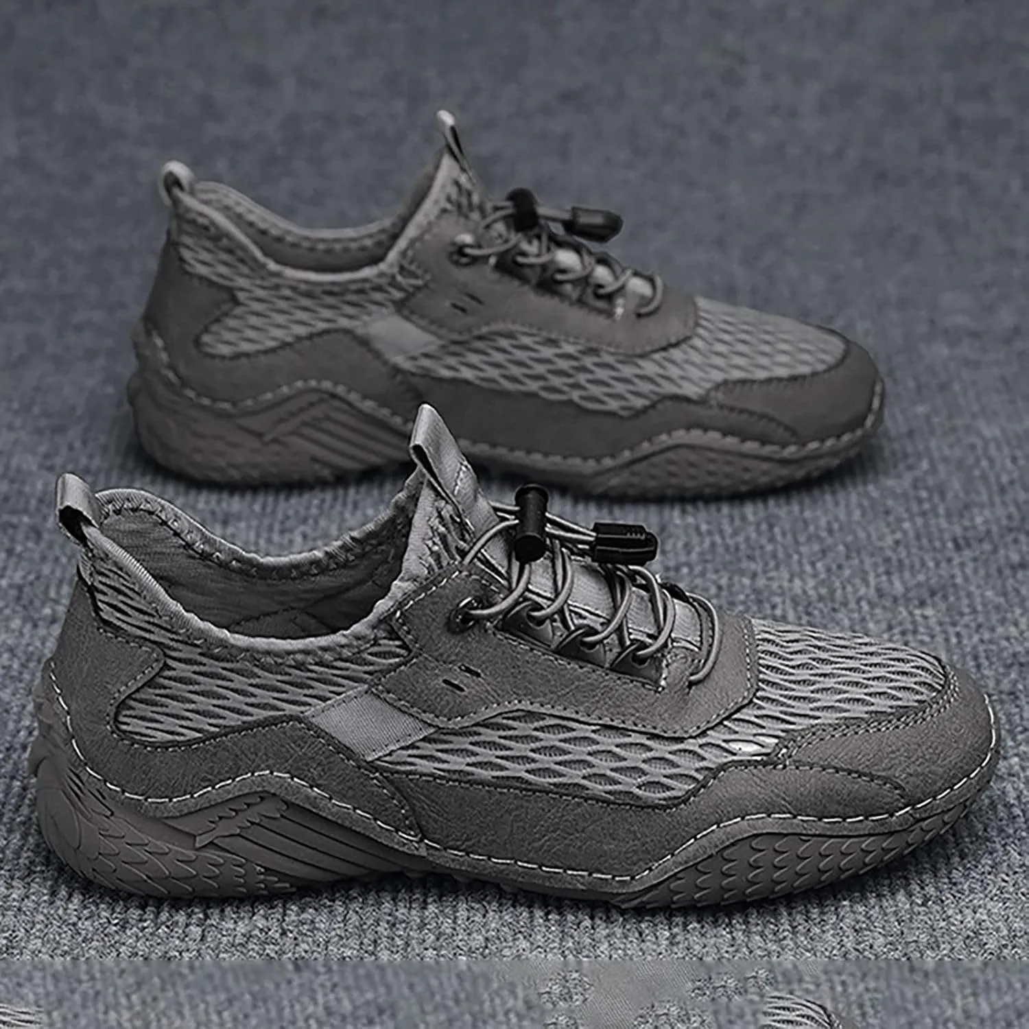 New Summer Mesh Shoes Men's Breathable Daily Men's Casual Shoes Korean Fashion Sports Mens Air 1 Low Sneaker Size 13 Mens Dre