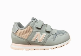 New Balance scarpa sneakers da bambina KV500KGI grigio cinder track running gear