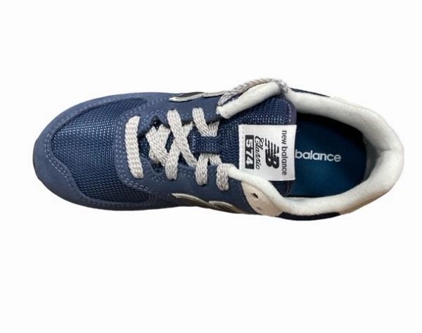 New Balance scarpa sneakers da ragazzo PC574GV blu stability running shoes