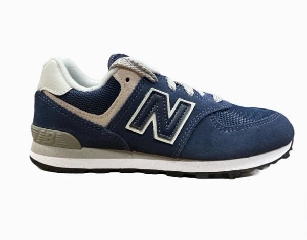 New Balance scarpa sneakers da ragazzo PC574GV blu running in a strait area shoes Non Marking Rubber Compound