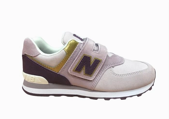 New Balance sneakers da bambina YV574MLG rosa Anatomic Shape skiing shoes