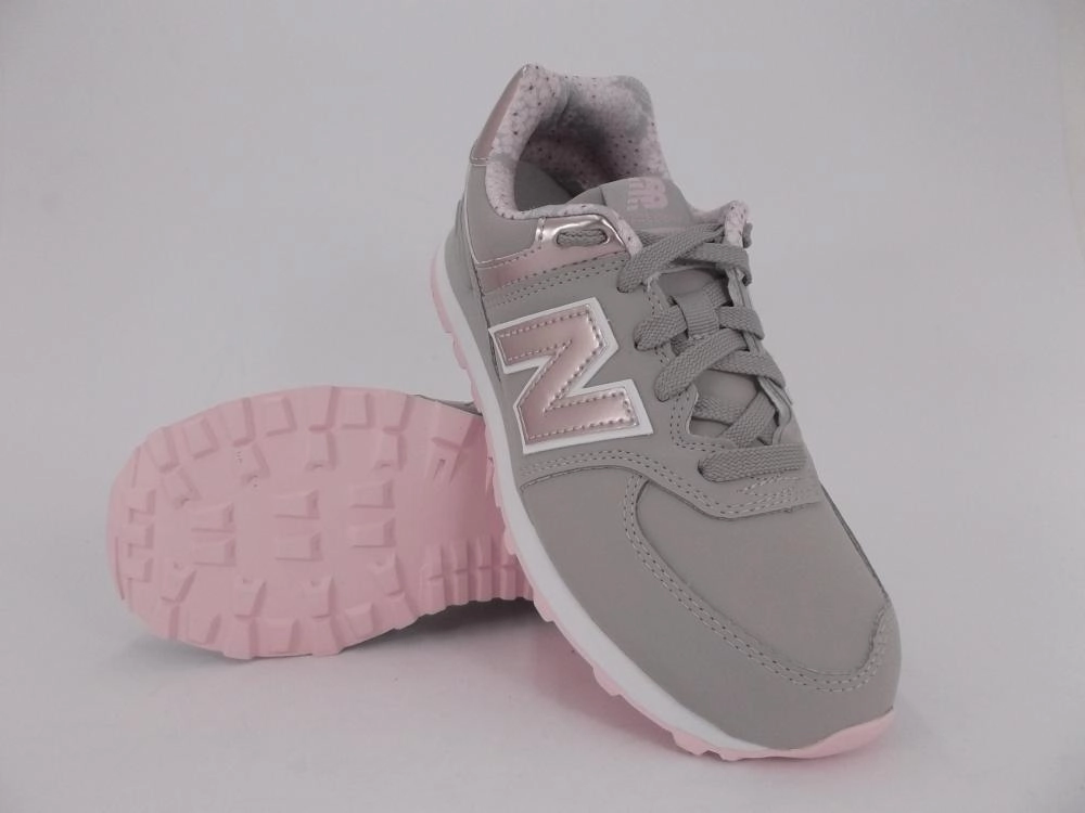 New Balance sneakers da ragazza KL574F1G beige gold Casual Design gym - goers