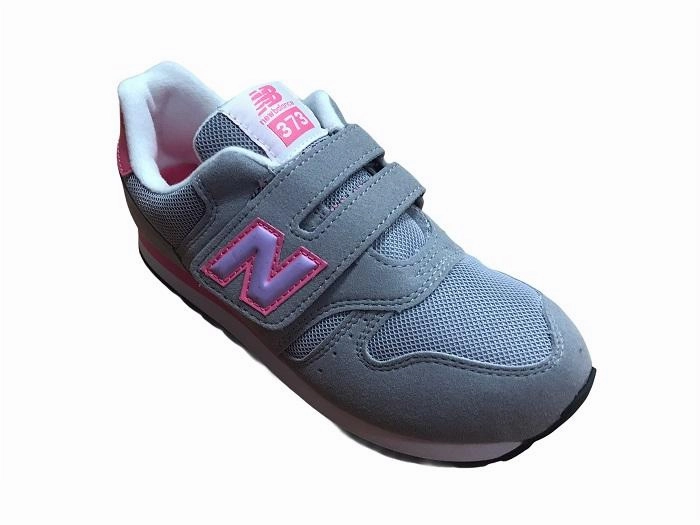 New Balance sneakers da ragazza KV373FLY grey pink ballistic - nylon - upper shoes Comfortable Straps