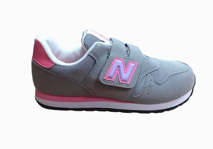 New Balance sneakers da ragazza KV373FLY grey pink spring shoes
