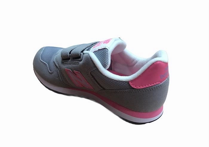New Balance sneakers da ragazza KV373FLY grey pink Abrasion Resistant Tread