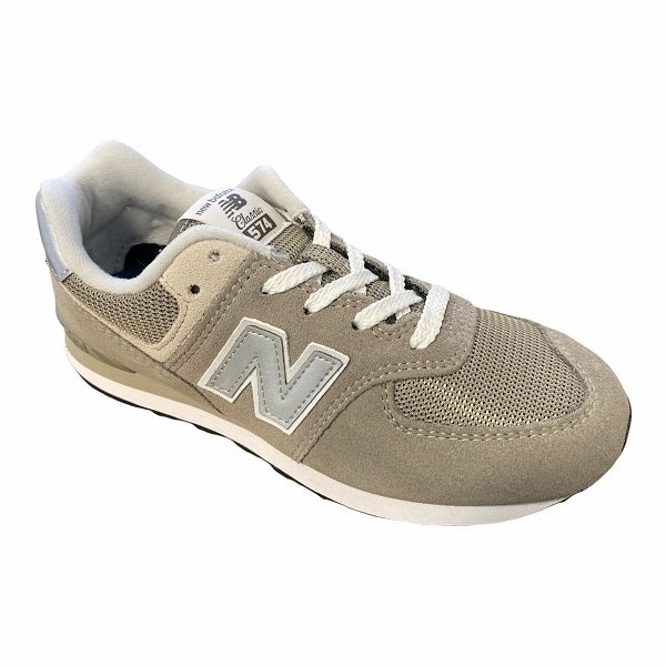 New Balance sneakers da ragazzo GC574GG grey hard - rubber sole shoes running for weight loss