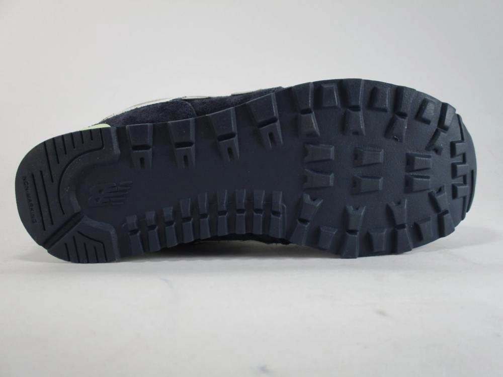 New Balance sneakers da ragazzo KL574NWG navy grey Asymmetric Heel Counter