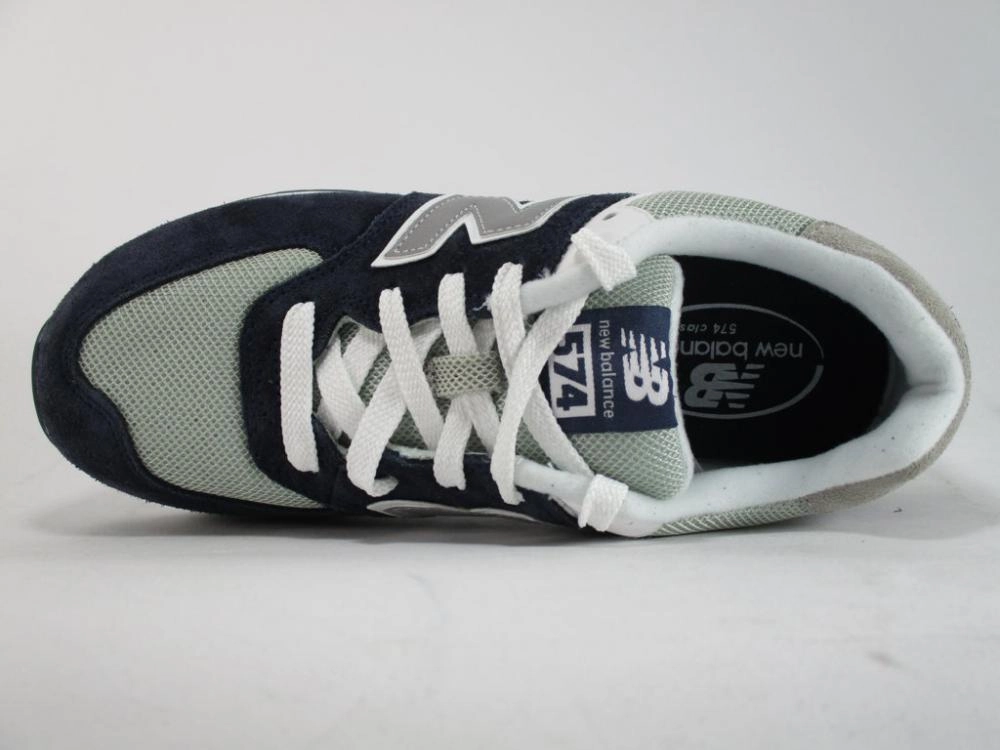 Stylish Shoes New Balance sneakers da ragazzo KL574NWG navy grey