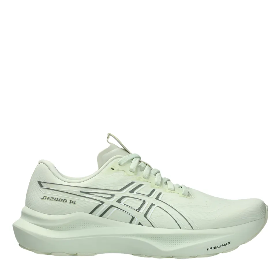 ASICS Women's GT-2000 v14 Running Shoes in Whisper Green/Monument Blue AW25 Pu Upper