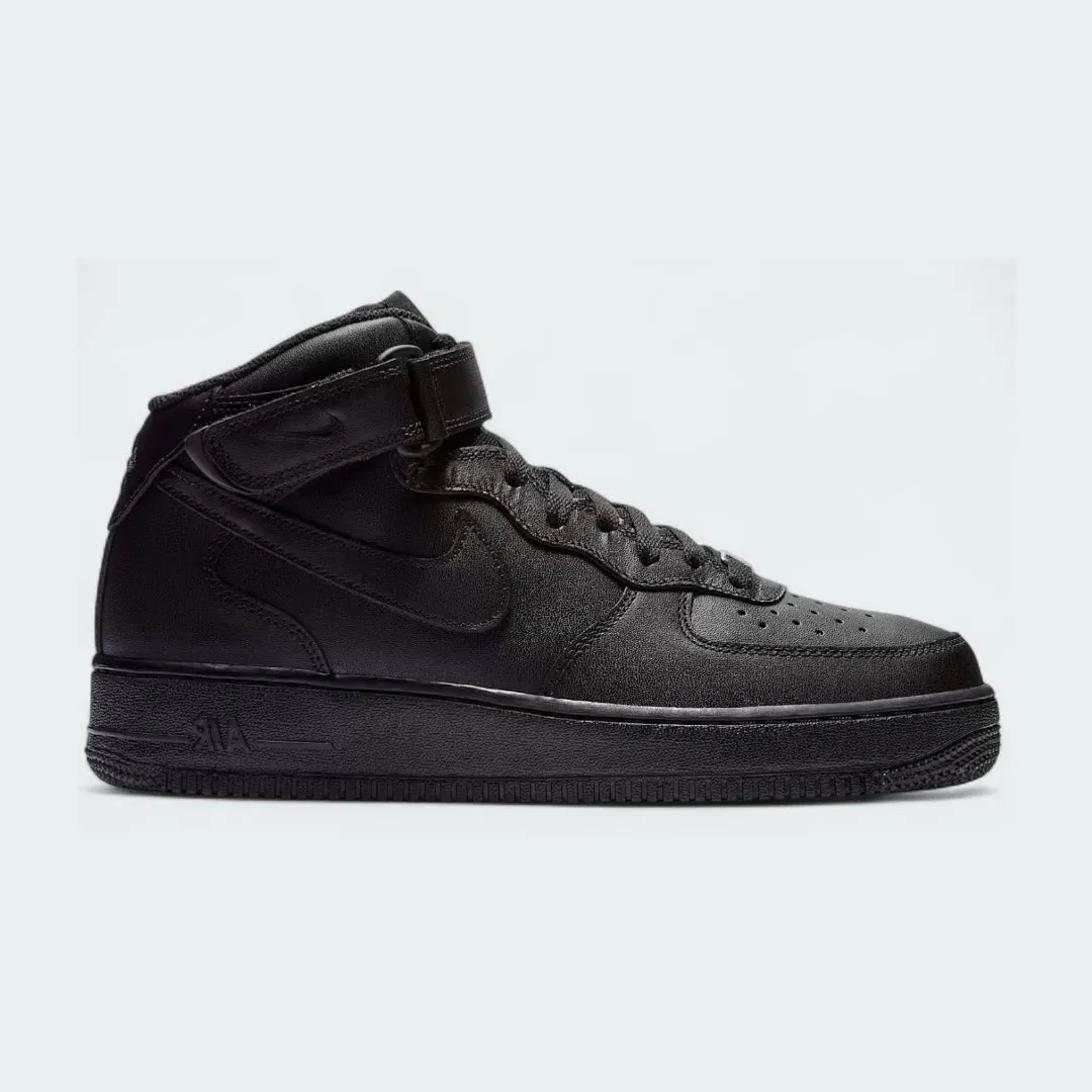 Revolutionary Engineered Knit Nike Air Force 1 Mid 07 Men's Leather Trainers CW2289 001