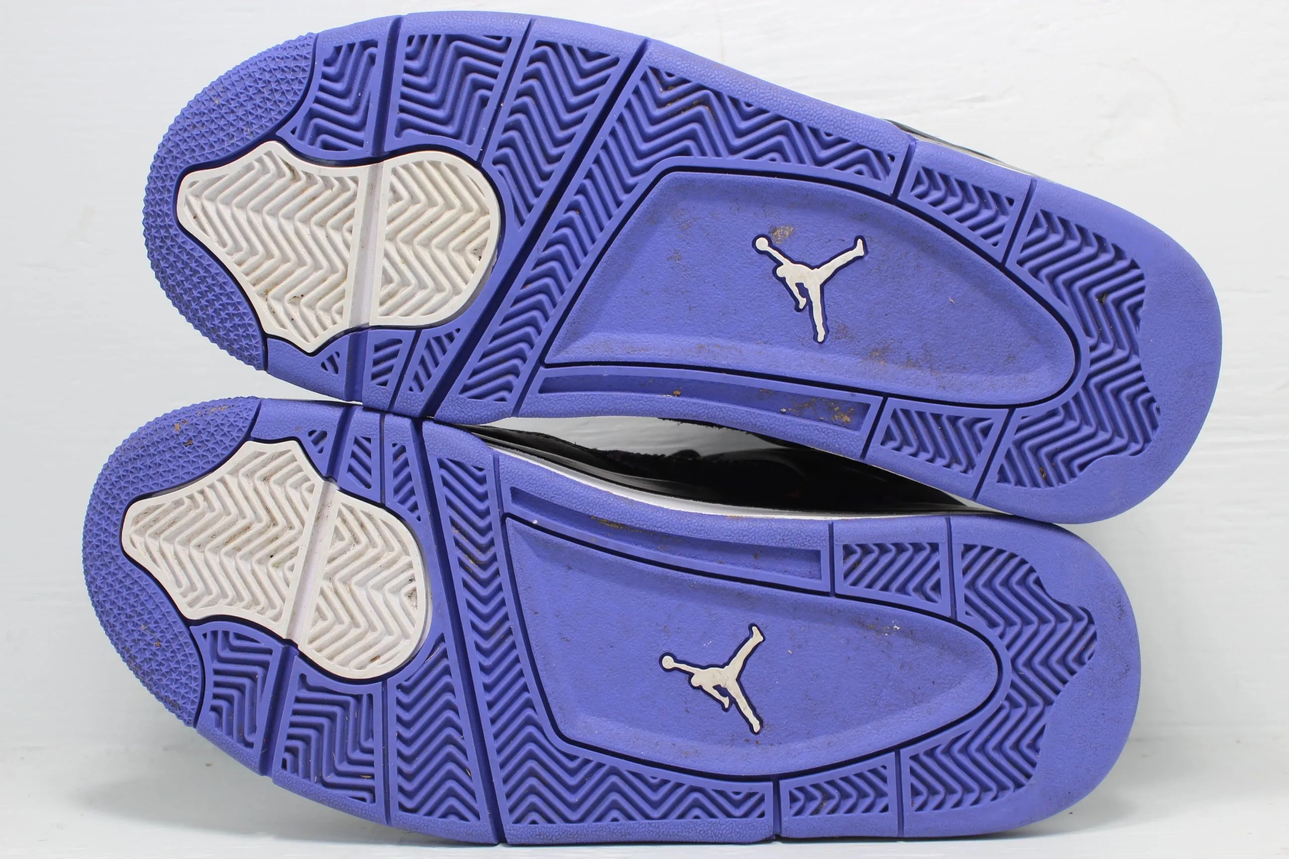 Nike Air Jordan 4 Black Rush Violet (GS) No Insoles