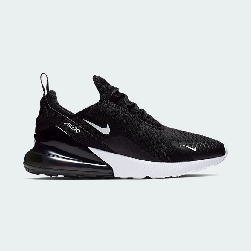 Nike Air Max 270 Men's Black Running Trainers AH8050 002 Elastic tongue EVAOutsole