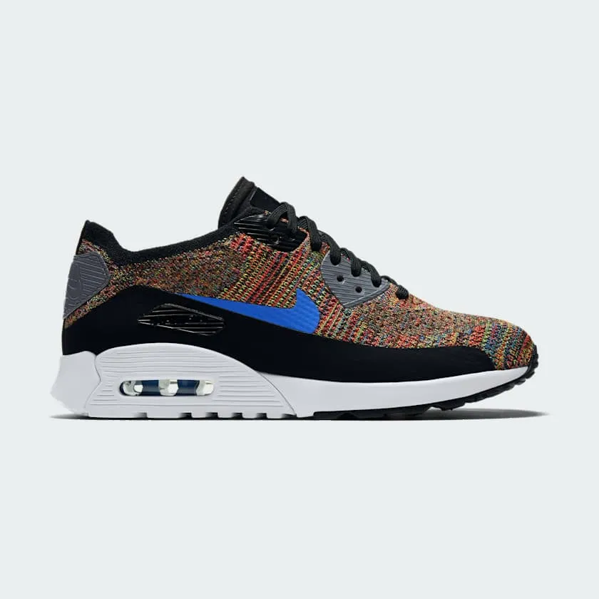 Nike Air Max 90 Ultra 2.0 Flyknit Women's Trainers 881109 001 college teams wide toe - box