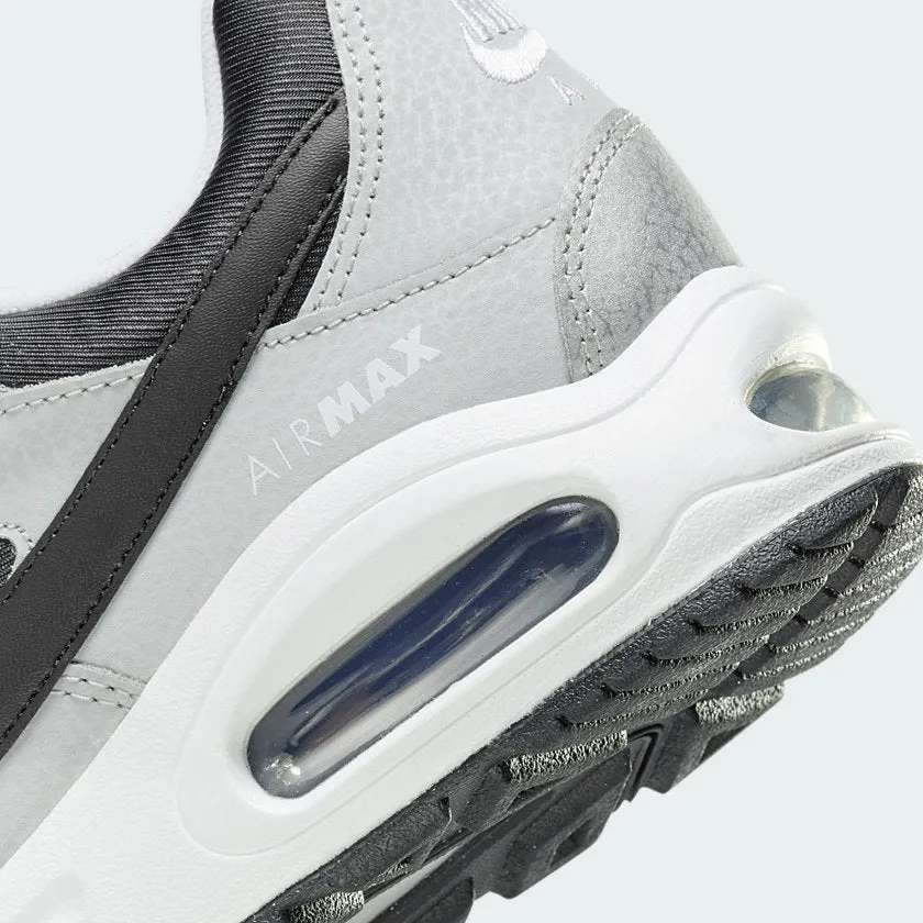 Cushioned heel cup Nike Air Max Command Premium Leather Black Women's Trainers 718896 001