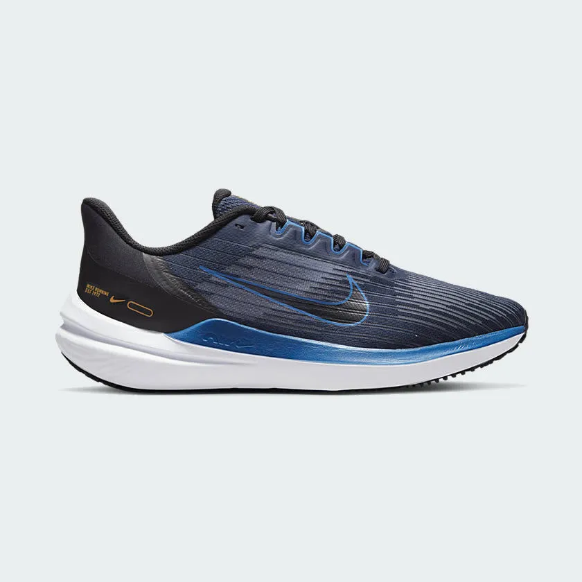 Fine Craftsmanship Balanced Stability Nike Air Winflo 9 Men's Dark Blue Running Shoes DD6203 400