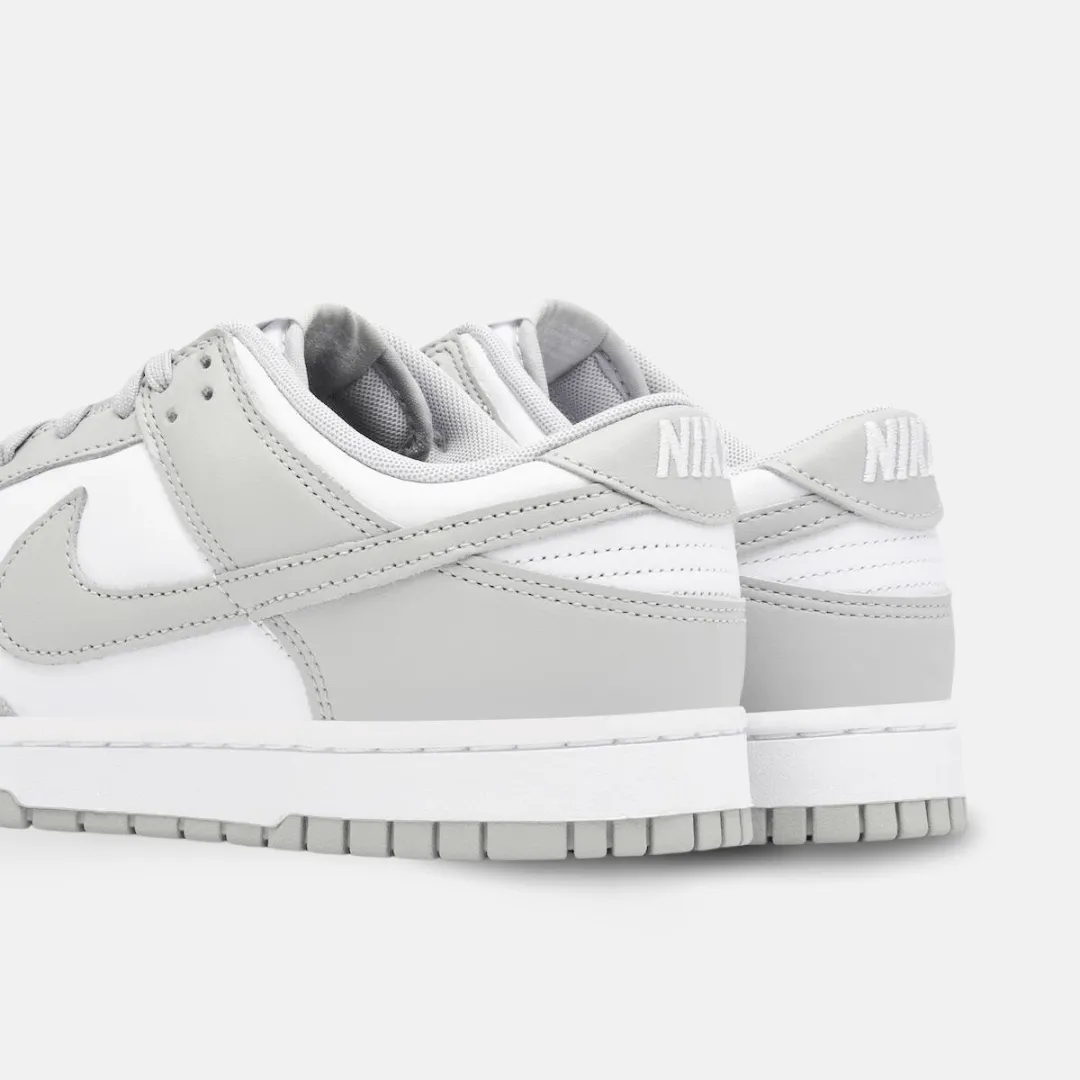 racing - flats Logoed branding NIKE DUNK LOW - GREY FOG