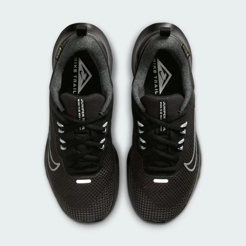 odor - control technology running with backpack shoes Nike Juniper Trail 2 Gore-Tex Women's Black  Trainers FB2065 001