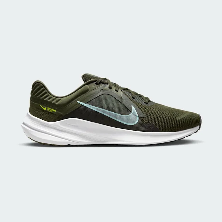 Mesh - Upper Nike Quest 5 Men's Green Running Shoes DD0204 300