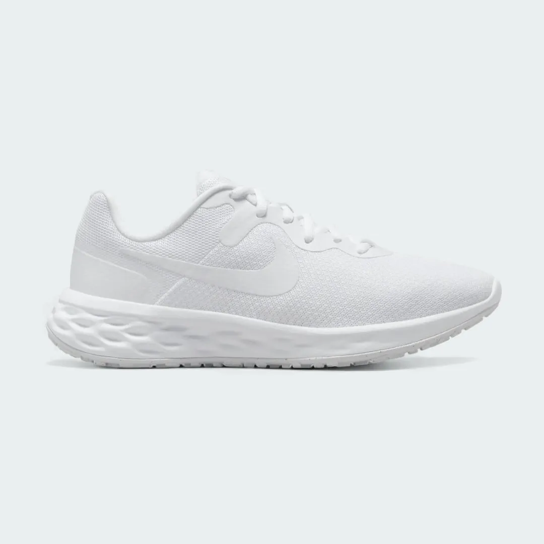 low - mileage shoe performance Hyperboloid Cushion Nike Revolution 6 Women's Triple White Training Shoes DC3729 102