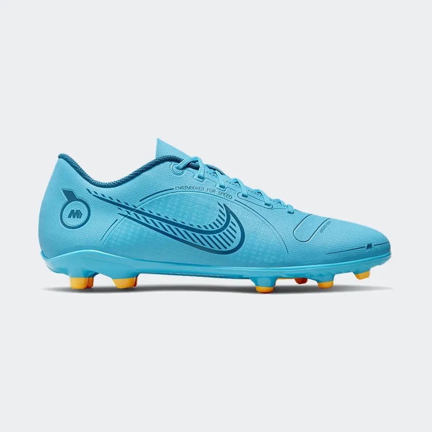 Thermoregulating Lining Airflow knit Nike Vapor 14 Club FG/MG Men's Football Boots - Chlorine Blue DJ2903 484