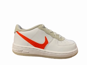 Nike Air Force  1 LV8 3 toddler snaeakers bassa da bambino CD7415 100 white-total orange Lightweight Feel