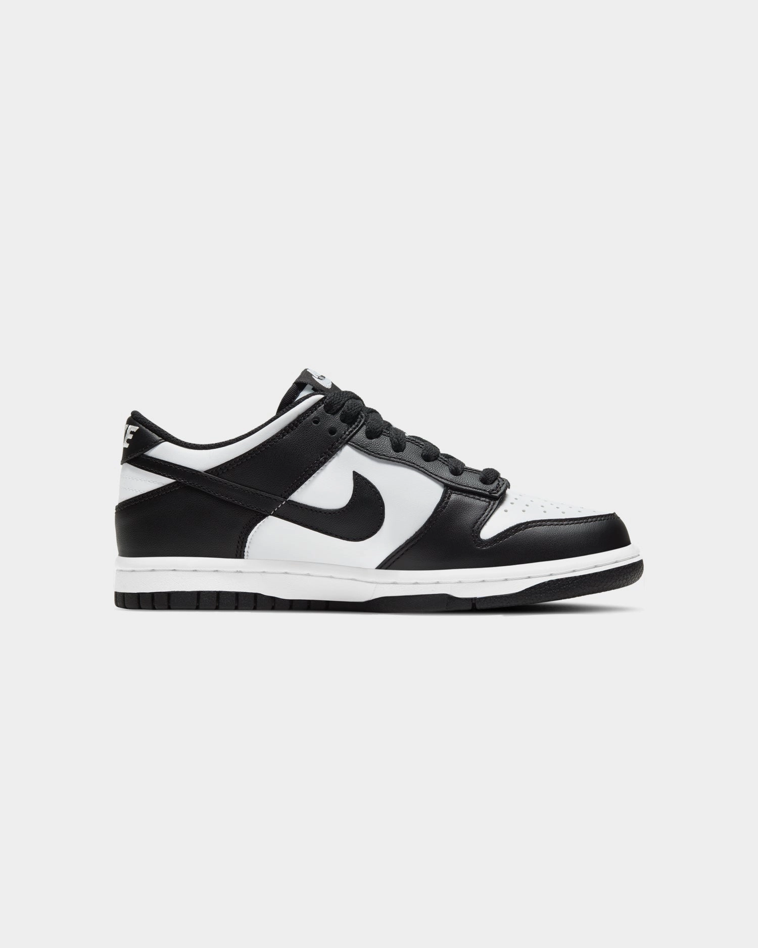 Stable Support Smooth Step Nike Kid's Dunk Low "Panda" (GS) White/Black