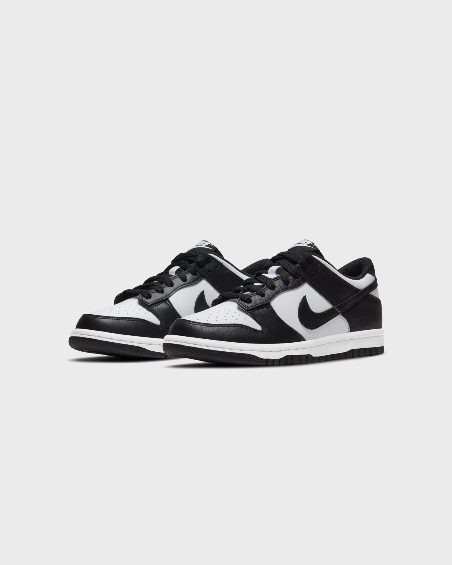 Vegan Material Technology Nike Kid's Dunk Low "Panda" (GS) White/Black
