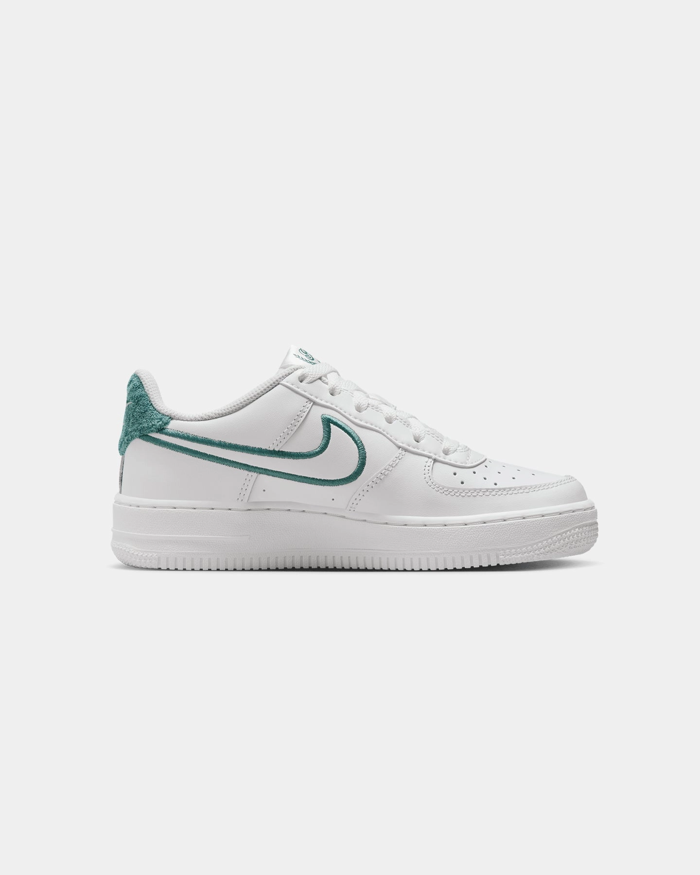 Nike Kids' Air Force 1 LV8 2 (GS) Summit White/Summit White-Bicoastal Flexible Upper