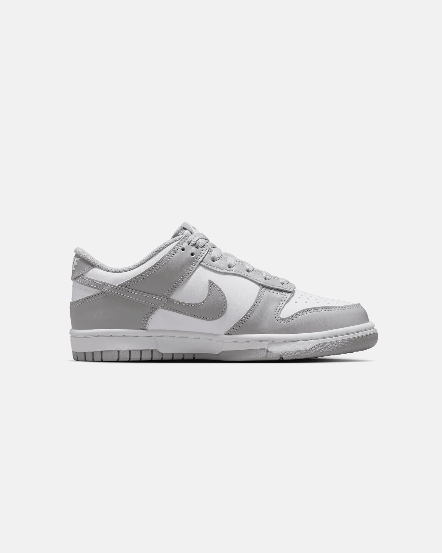 Comfort Tongue Nike Kids' Dunk Low (GS) White/Smoke Grey