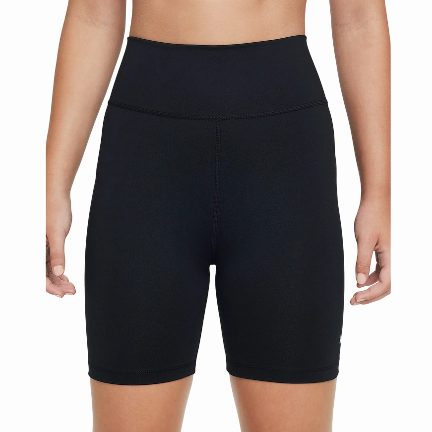 Nike pantaloncino elasticizzato da ragazza Dri-FIT 13 cm ONE FZ5603-010 nero Thermal Regulating Fabric