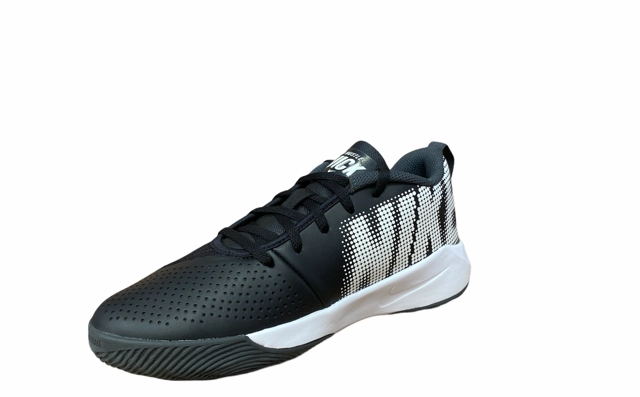 Pastel color Nike scarpa da basket da ragazzo Team Hustle Quick 2 AT5298 002 nero-bianco