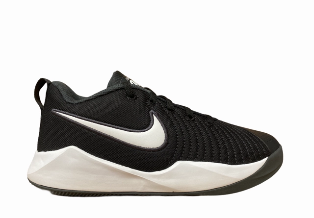 Shock Absorbing Midsole Nike scarpa da basket da ragazzo Team Hustle Quick 2 AT5298 002 nero-bianco