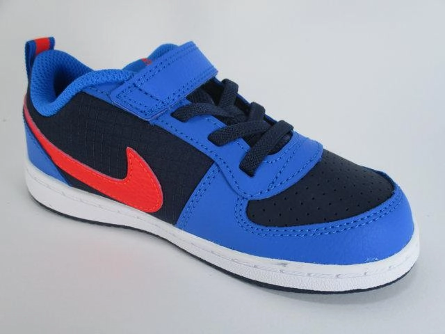 Nike scarpa da ginnastica da bambino Court Borough Low 870029 404 blu running flexibility training