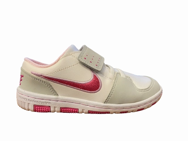 Cushioning Tech Nike scarpa sneakers da bambina Peanut 3 525039 100 bianco rosa