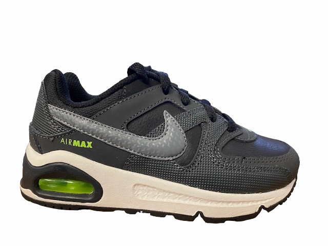Nike scarpa sneakers da bambino Air Max Command 412228 031 nero grigio slow - paced fitting