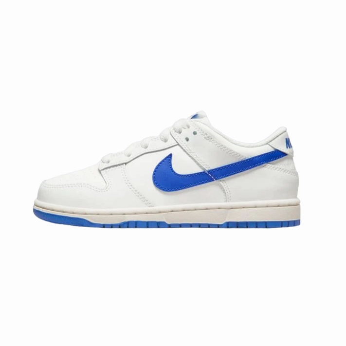 Nike scarpa sneakers da bambino Dunk Low DH9756 105 bianco-azzurro cool shoes